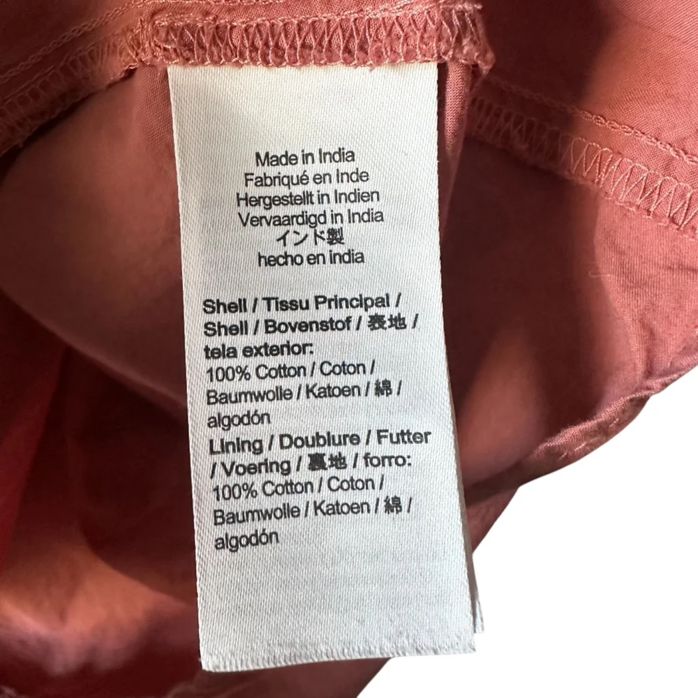 Madewell Blush Pink Puff Sleeve Cutout Midi Dress Small - Picture 4 of 8